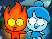 Red boy and Blue girl - Forest Temple Maze image