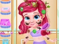 Messy Little Mermaid Makeover - Makeup  amp; Dressup image