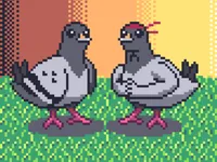 Pigeon Ascent image