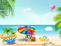 Summer Beach Slide image
