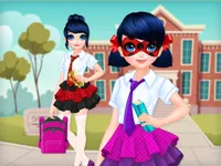 Dotted Girl Back To School image
