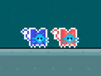 Red and Blue Cats image